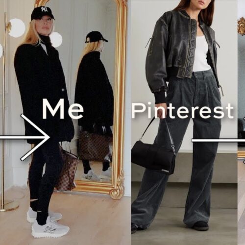 I Recreate 4 Winter Pinterest Outfits (Featuring Sneakers)