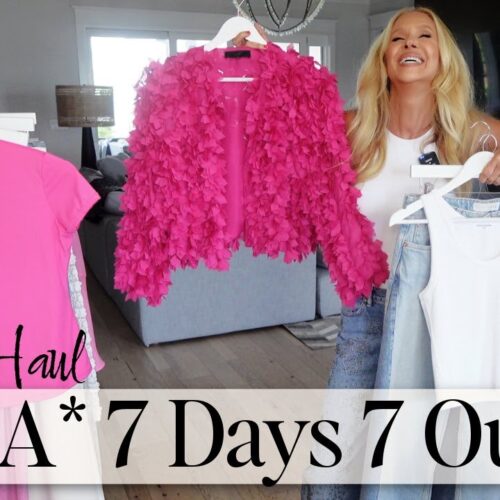 Friday Haul | 7 Days 7 Outfits | ZARA Try On & More 🩷