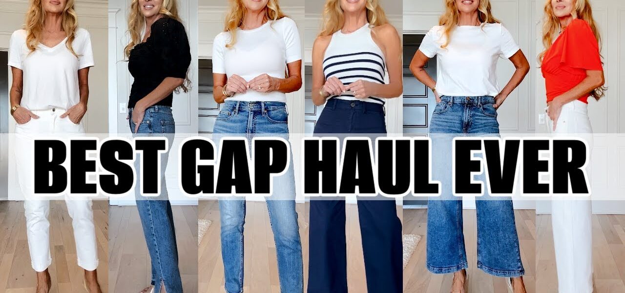 Best Selling And Most Flattering GAP Jeans For Women Over 45!  (All Under $80)