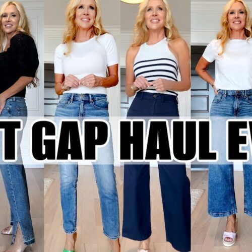 Best Selling And Most Flattering GAP Jeans For Women Over 45!  (All Under $80)