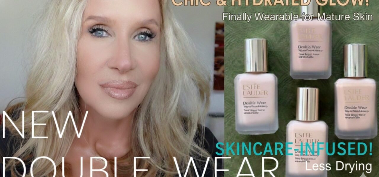 NEW Estee Lauder Double Wear | Demo Look For Mature Women
